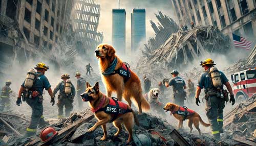 Perros de Rescate en el 11 de Septiembre: Héroes de Cuatro Patas en las Torres Gemelas