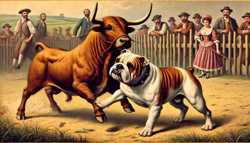 Antiguo Bulldog Inglés deporte feo