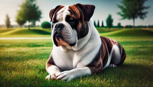 Bulldog americano no reconocido