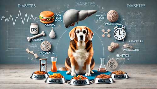 Causas de la diabetes en perros