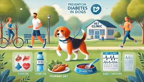 Prevención de la diabetes en perros