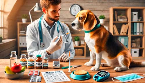 Tratamiento de la diabetes en perros