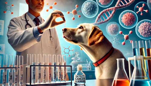 ¿Cómo detectan los perros el cáncer?