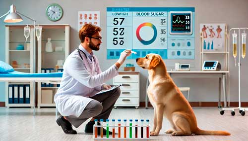 Entrenamiento de los perros para detectar la diabetes