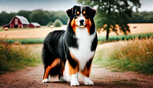 English Shepherd aspecto