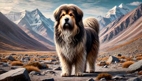 Kyi Apso tibetano aspecto