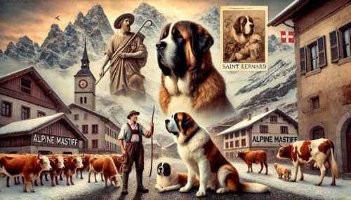 Mastín de los Alpes su historia