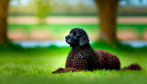 Murray River Curly Coated Retriever sin reconocimiento