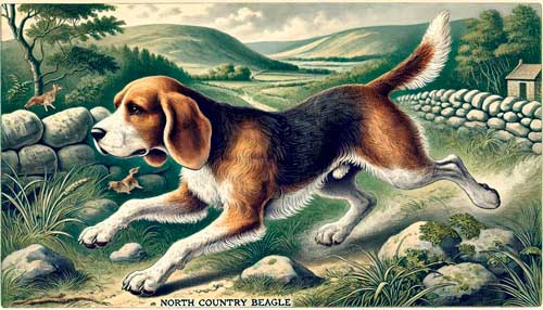 North Country beagle origen