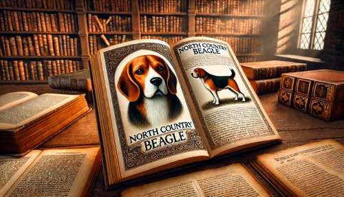 North Country beagle en el arte
