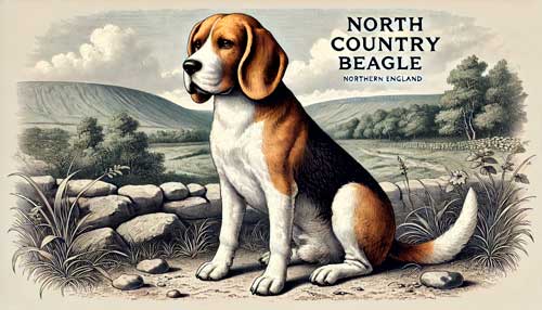 North Country beagle comportamiento