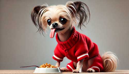 peggy comiendo