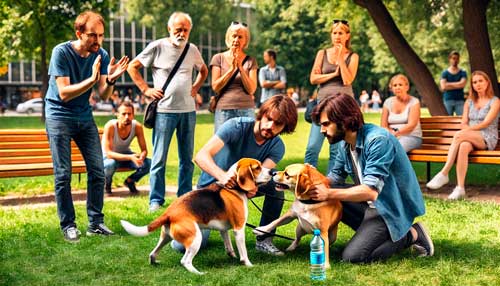 ¿Qué debo hacer cuando mi perro se pelea con otro perro?