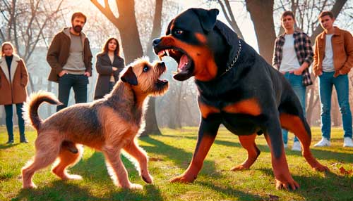 ¿Por qué los perros se pelean?