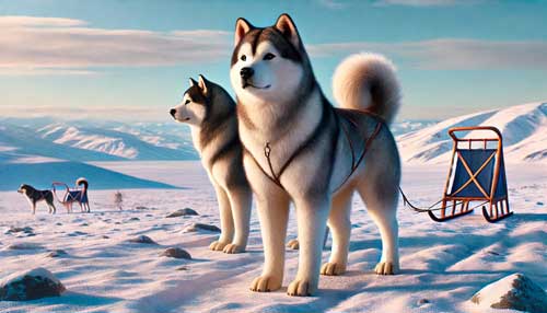 Perro de Trineo del Yukon aspecto