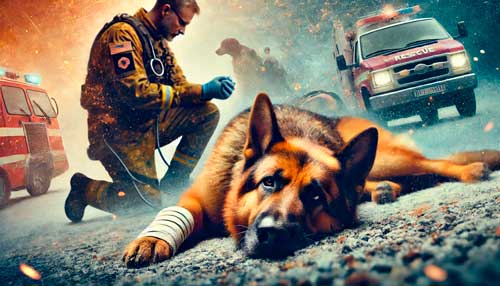 El Impacto Psicológico y Físico en los Perros de Rescate