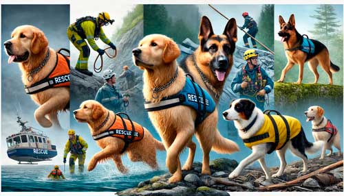 Razas Comunes en Perros de Rescate