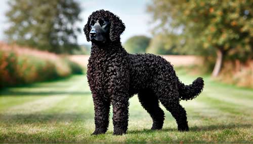 Retriever de pelo rizado aspecto