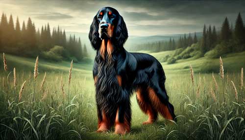 Setter Ruso aspecto