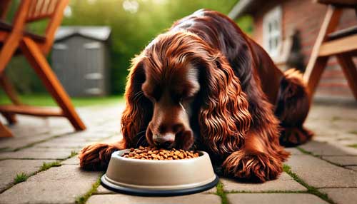 Spaniel alemán dieta