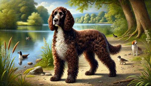 Spaniel de Agua Inglés aspecto