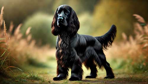 Spaniel de campo aspecto