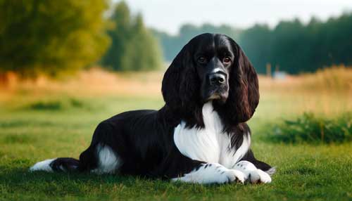 Spaniel ruso no reconocido