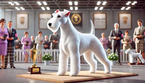 Terrier inglés blanco premios
