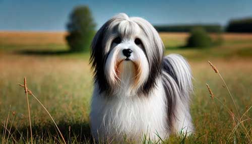 Terrier tibetano aspecto