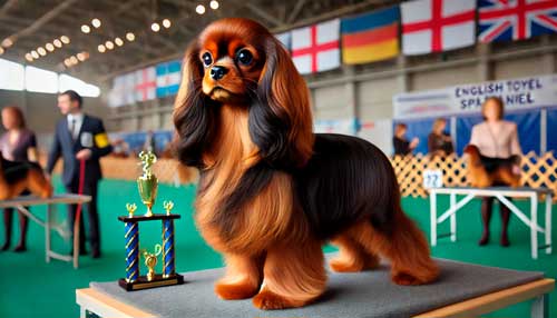 Toy spaniel inglés aspecto