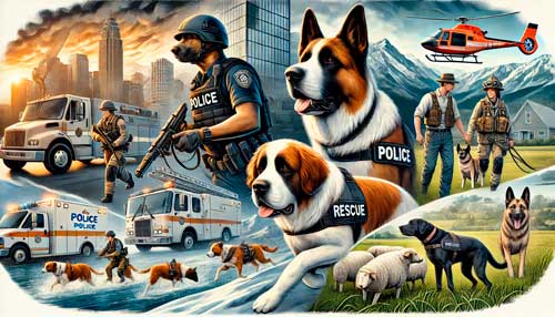 Perros de Trabajo: Héroes Caninos al Servicio de la Humanidad